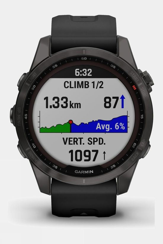  Garmin Fenix 7S Sapphire Solar Multisport GPS Watch