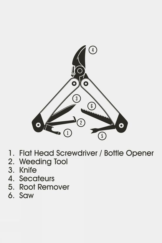  Gentlemen's Hardware 6-in-1 Garden Multi Tool