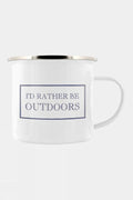  Stubbs Mugs I'd Rather Be Outdoors Enamel Mug