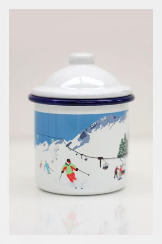  Rolfe & Wills Weekend Explorer Ski Enamel Mug With Lid