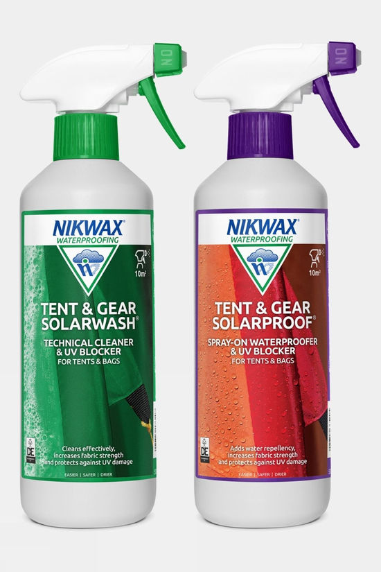 Nikwax Tent & Gear SolarWash & SolarProof Duo Pack