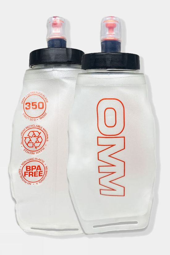 OMM Ultra Flexi Drinking Flask 350ml - Twin Pack 