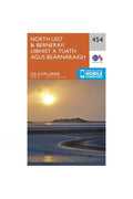  Ordnance Survey Explorer Map 454 North Uist And Berneray
