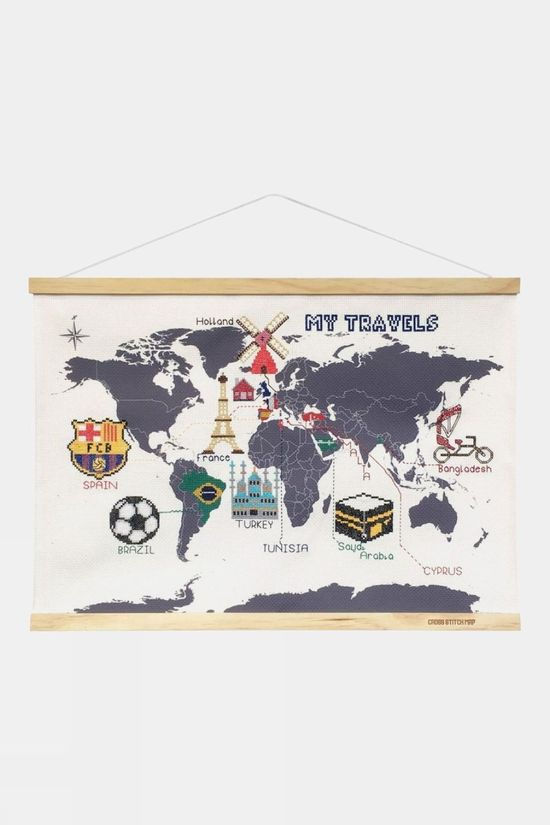  Suck UK Cross Stitch Map