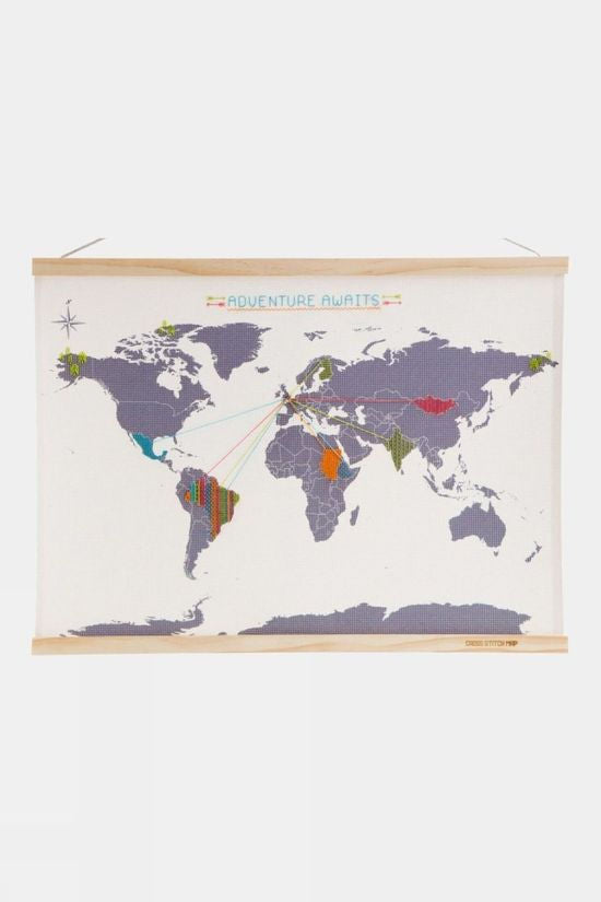  Suck UK Cross Stitch Map