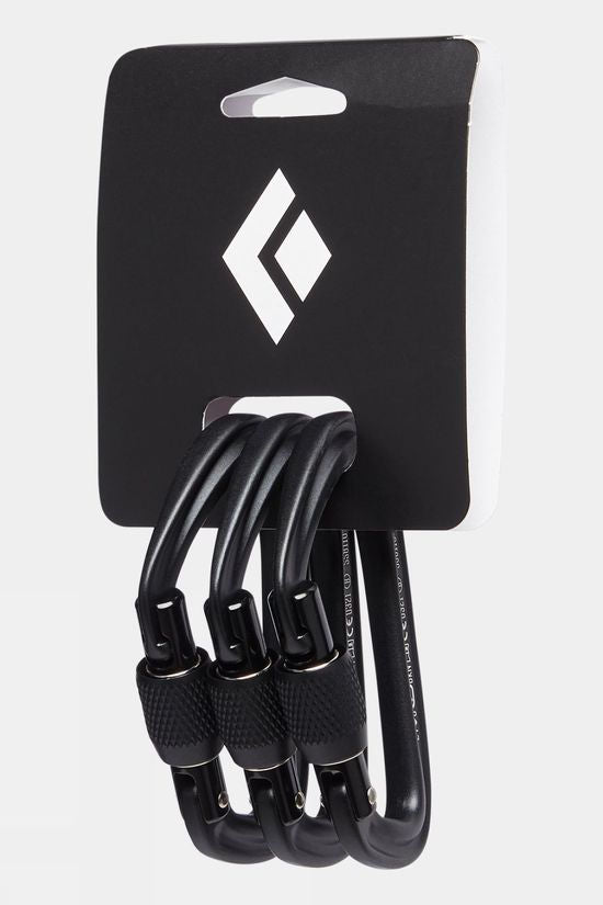  Black Diamond HotForge Screwgate Carabiner 3 Pack