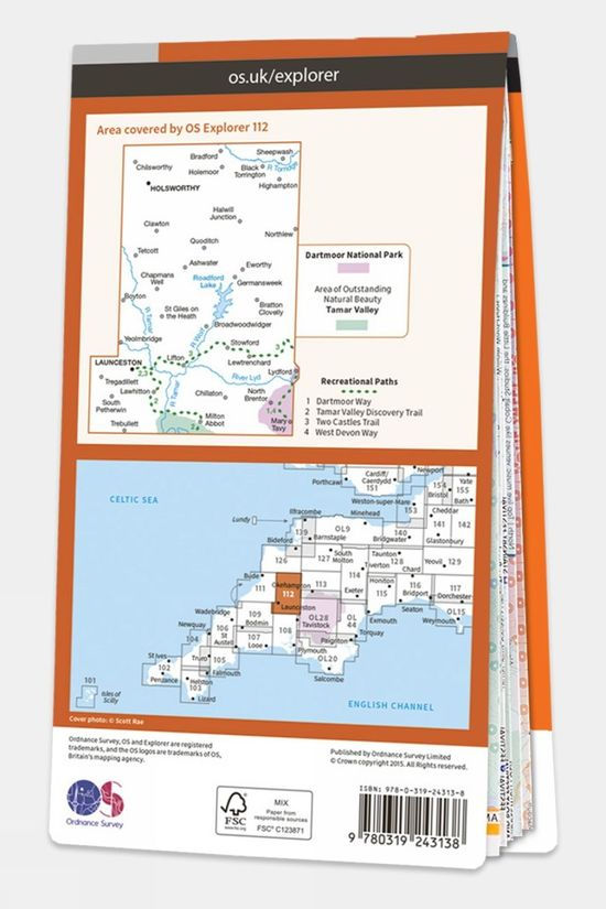 Ordnance Survey Explorer Map 112 Launceston And Holsworthy