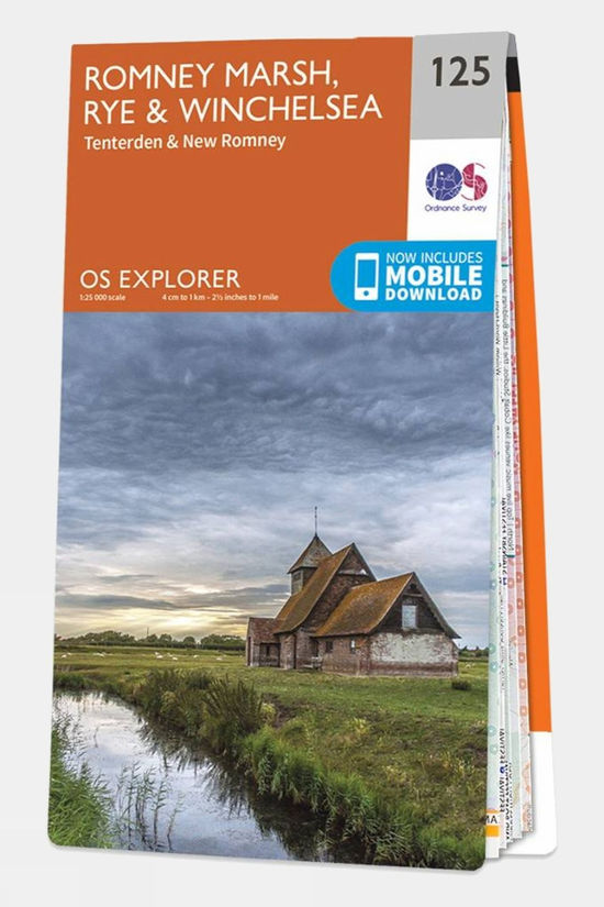  Explorer Map 125 Romney Marsh, Rye And Winchelsea