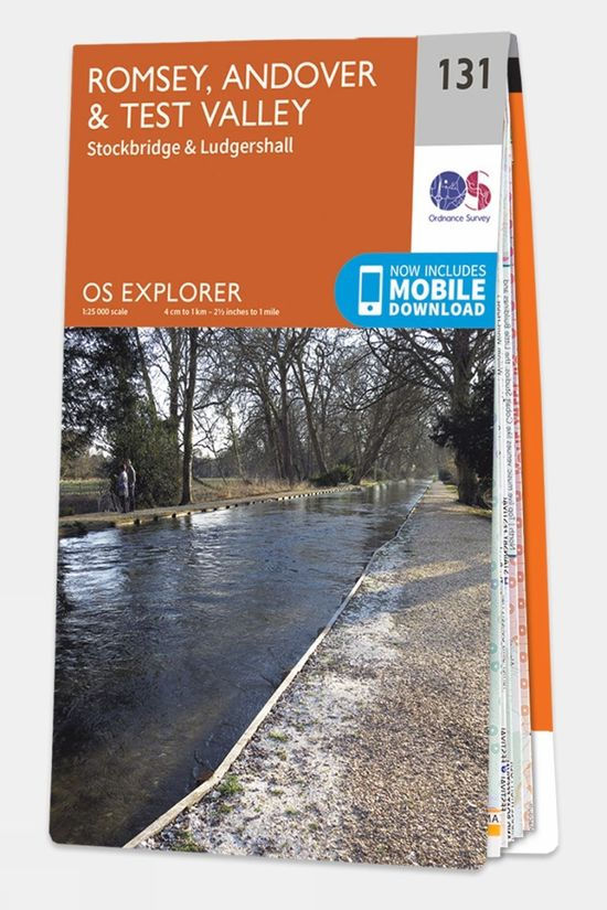  Ordnance Survey Explorer Map 131 Romsey, Andover And Test Valley