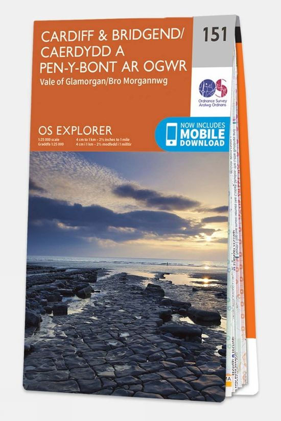  Ordnance Survey Explorer Map 151 Cardiff And Bridgend
