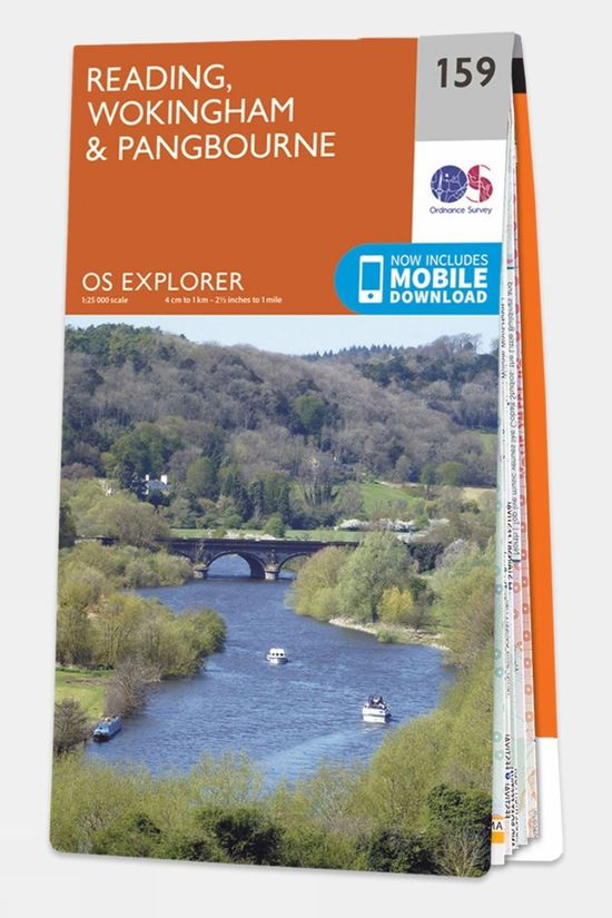  Ordnance Survey Explorer Map 159 Reading, Wokingham And Pangbourne