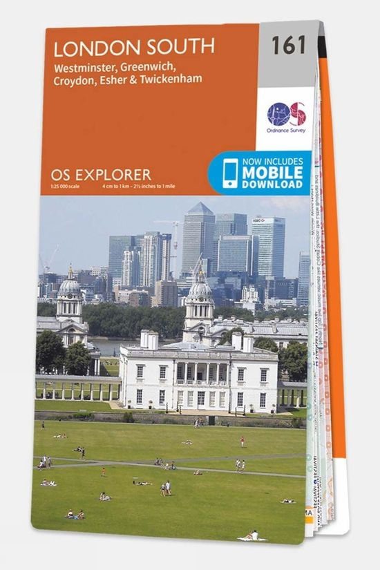  Ordnance Survey Explorer Map 161 London South