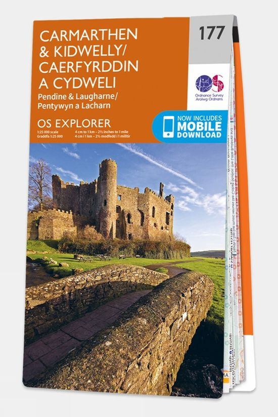  Ordnance Survey Explorer Map 177 Carmarthen And Kidwelly