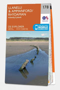  Ordnance Survey Explorer Map 178 Llanelli And Ammanford