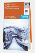 Ordnance Survey Explorer Map 187 Llandovery