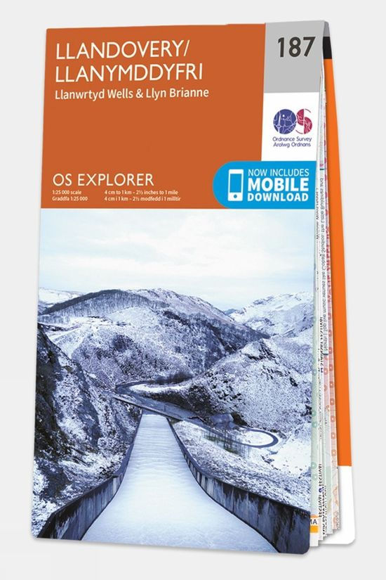  Ordnance Survey Explorer Map 187 Llandovery