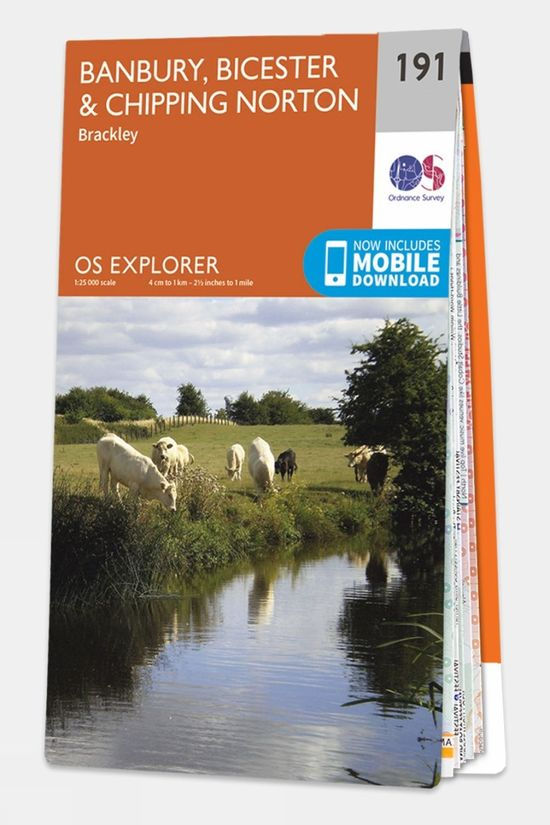  Ordnance Survey Explorer Map 191 Banbury, Bicester And Chipping Norton