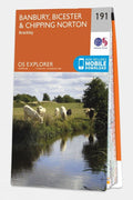  Ordnance Survey Explorer Map 191 Banbury, Bicester And Chipping Norton