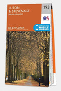  Explorer Map 193 Luton And Stevenage