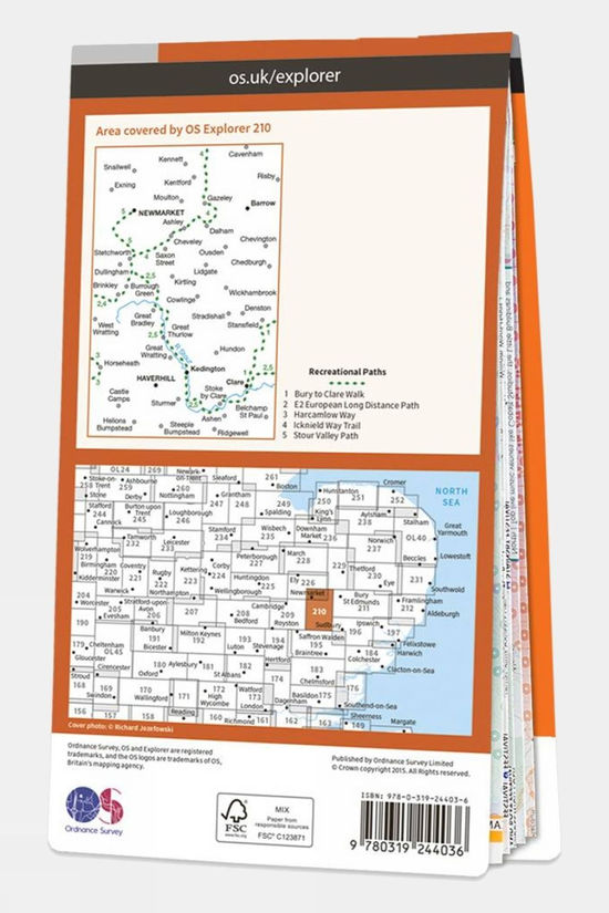  Explorer Map 210 Newmarket And Haverhill