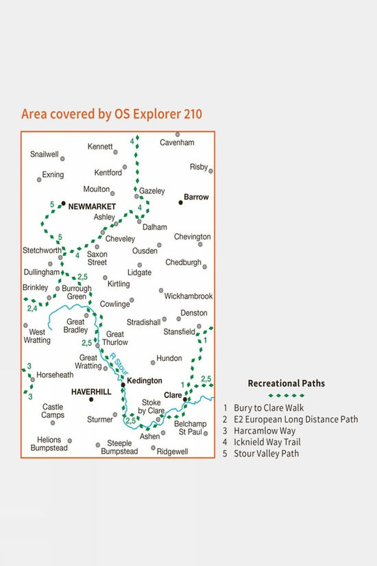  Explorer Map 210 Newmarket And Haverhill