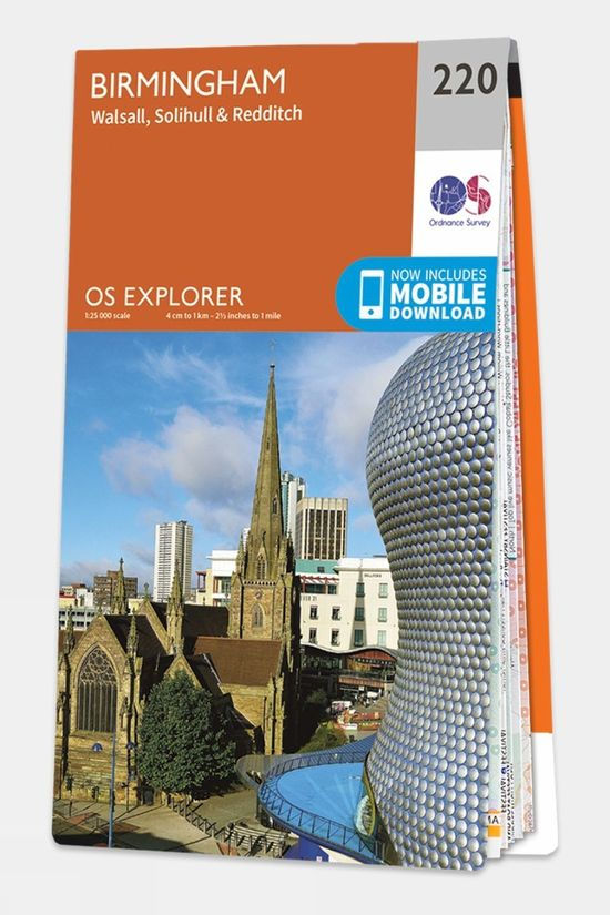 Ordnance Survey Explorer Map 220 Birmingham