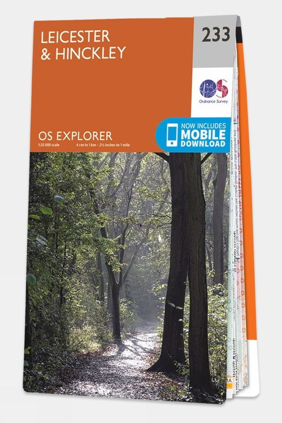  Ordnance Survey Explorer Map 233 Leicester And Hinckley