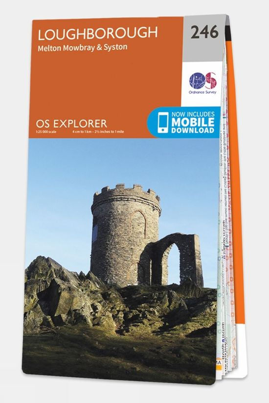  Ordnance Survey Explorer Map 246 Loughborough