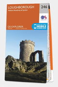  Ordnance Survey Explorer Map 246 Loughborough