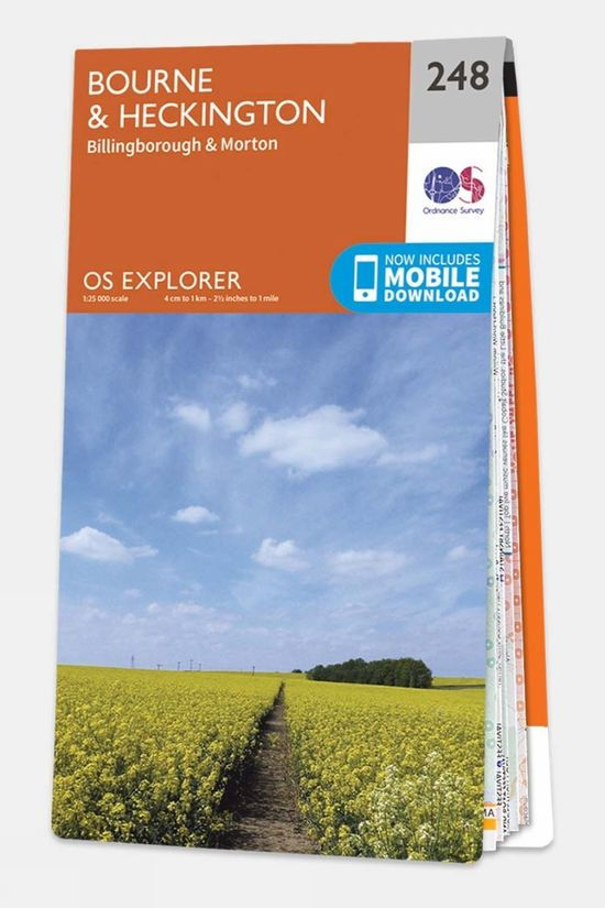  Ordnance Survey Explorer Map 248 Bourne And Heckington