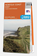  Ordnance Survey Explorer Map 252 Norfolk Coast East