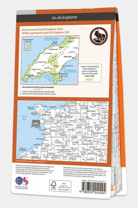  Explorer Map 253 Lleyn Peninsula West
