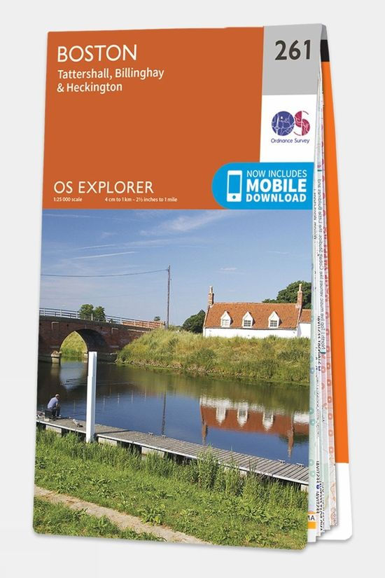  Ordnance Survey Explorer Map 261 Boston