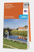  Ordnance Survey Explorer Map 261 Boston