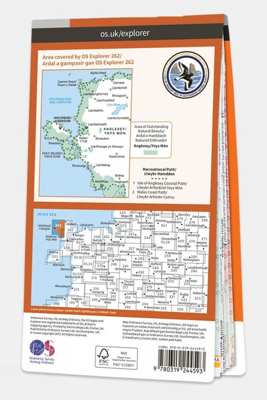  Explorer Map 262 Anglesey West