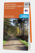  Ordnance Survey Explorer Map 267 Northwich And Delamere Forest