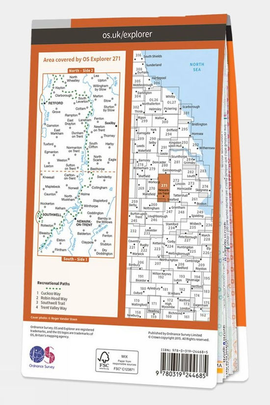  Explorer Map 271 Newark-on-Trent