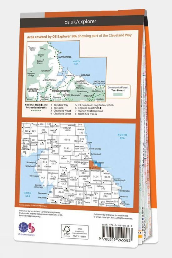 Explorer Map 306 Middlesbrough And Hartlepool