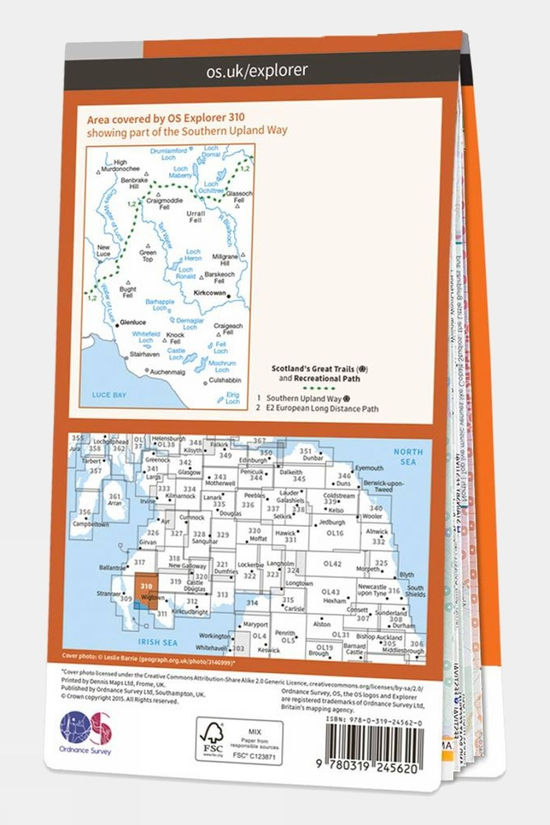  Explorer Map 310 Glenluce And Kirkcowan
