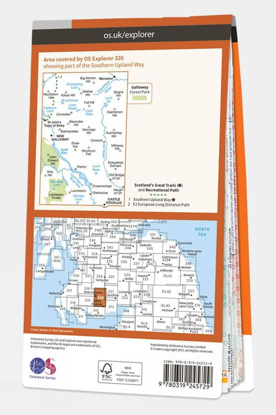  Explorer Map 320 Castle Douglas, Loch Ken And New Galloway