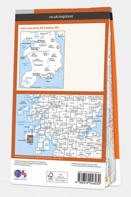  Explorer Map 352 Islay South