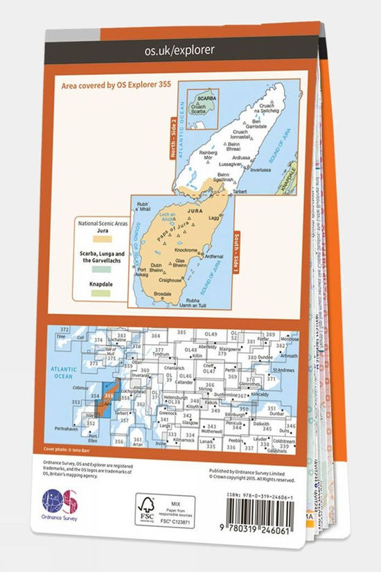  Explorer Map 355 Jura And Scarba