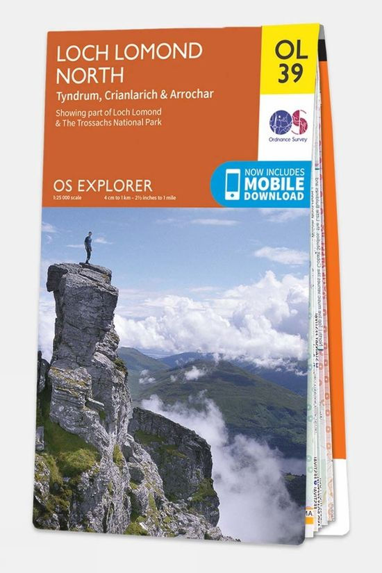  Ordnance Survey Explorer Map OL39 Loch Lomond North