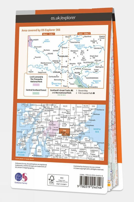  Explorer Map 366 Stirling And Ochil Hills West