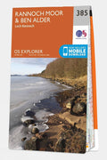  Explorer Map 385 Rannoch Moor And Ben Alder