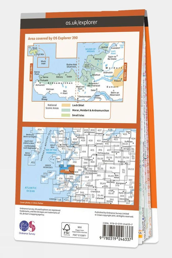  Explorer Map 390 Ardnamurchan