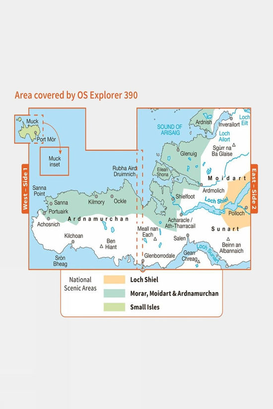 Explorer Map 390 Ardnamurchan