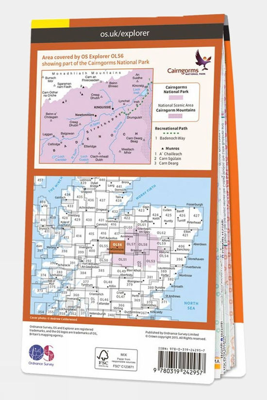  Explorer Map OL56 Badenoch And Upper Strathspay