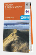  Explorer Maps 451 Thurso And John O' Groats