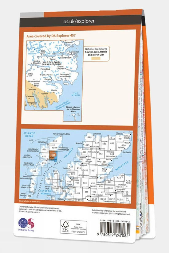  Explorer Map 457 South East Lewis